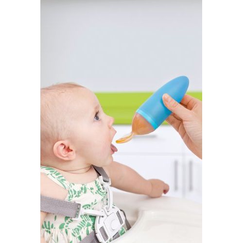 분 [아마존베스트]Boon Squirt Baby Food Dispencing Spoon, Blue (Discontinued by Manufacturer)