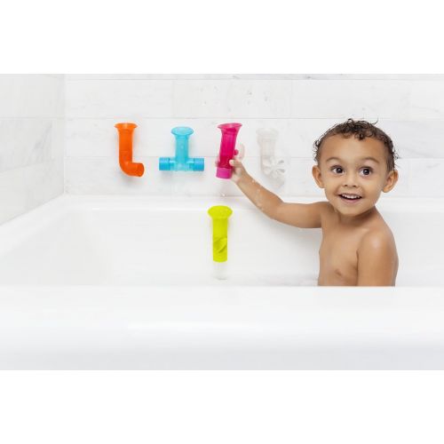 분 [아마존베스트]Boon Building Bath Pipes Toy Set, Set of 5