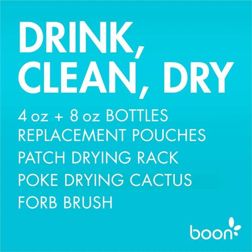 분 [아마존베스트]Boon, NURSH Bundle, Starter Set with Bottles, Drying Rack, Brush and Accessories