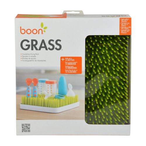 분 Boon Grass Countertop Baby Bottle Drying Rack, Green