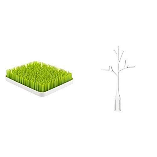 분 Boon Twig Grass and Lawn Drying Rack Accessory, White,Twig White with Lawn Countertop Drying Rack Green