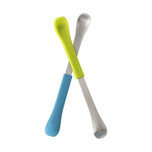 분 Boon Swap 2-in-1 Baby Spoon, Blue/Green