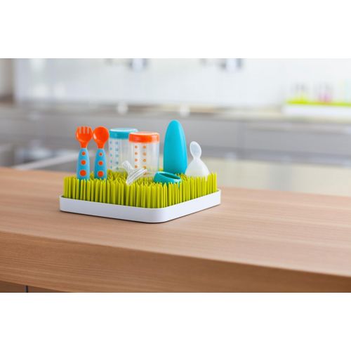 분 Boon Grass Countertop Baby Bottle Drying Rack, Green