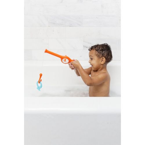 분 Boon Cast Fishing Pole Bath Toy - Orange