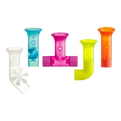 분 Boon Building Bath Pipes Toy, Set of 5