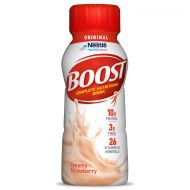 Boost Nutritional Drinks Boost Original Complete Nutritional Drink, Creamy Strawberry, 8 fl oz Bottle, 24 Pack
