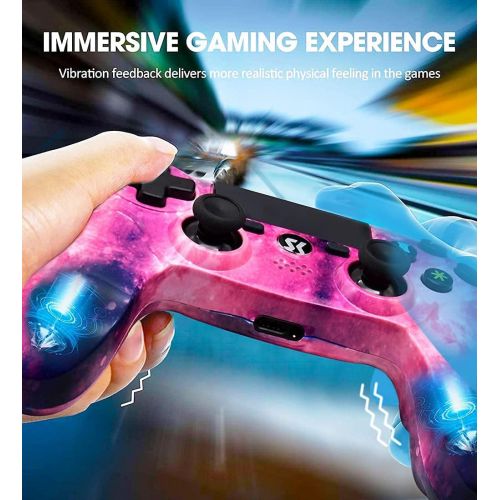  [아마존베스트]Boowen PS4 Controller Wireless GamePad for Sony Playstation 4 Dual Shock Game Remote Six-axis Gaming Joystick