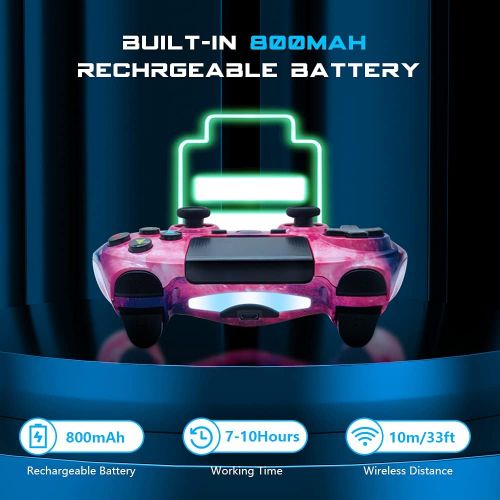  [아마존베스트]Boowen PS4 Controller Wireless GamePad for Sony Playstation 4 Dual Shock Game Remote Six-axis Gaming Joystick