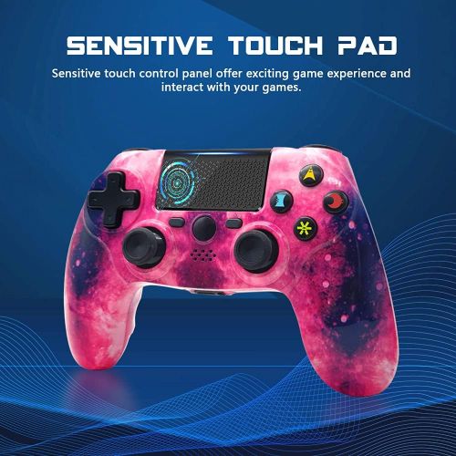  [아마존베스트]Boowen PS4 Controller Wireless GamePad for Sony Playstation 4 Dual Shock Game Remote Six-axis Gaming Joystick