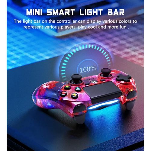  [아마존베스트]Boowen PS4 Game Controller,Bluetooth Wireless Gamepad for Sony Playstation 4 Pro/PS3/PC Game Remote Joystick