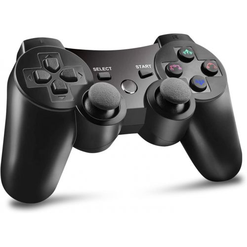  [아마존베스트]Boowen PS3 Controller Wireless Double Shock Controller for Playstation 3 with Charge Cord