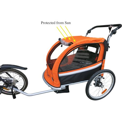  [아마존베스트]Booyah Strollers Child Baby Bike Bicycle Trailer and Stroller II