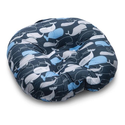  Boppy Original Newborn Lounger, Big Whale Navy