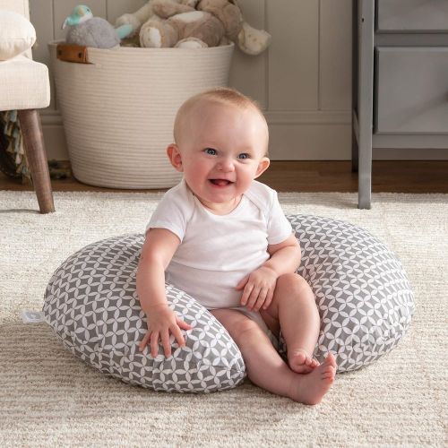  [아마존베스트]Boppy Original Nursing Pillow and Positioner, Geo Circles, Cotton Blend Fabric with allover fashion