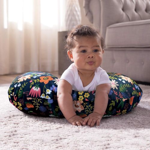  [아마존베스트]You purchased this item on February 28, 2019. Boppy Original Pillow Cover, Black Floral, Cotton Blend Fabric with allover fashion, Fits ALL Boppy Nursing Pillows and Positioners