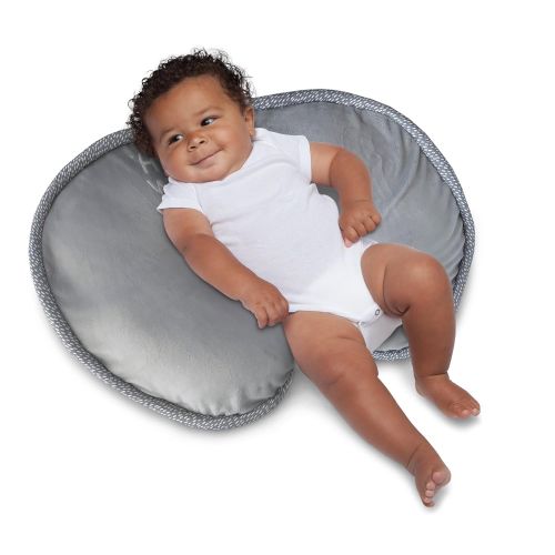  [아마존베스트]Boppy Luxe Nursing Pillow and Positioner, Hello World, Ultra-soft minky fabric on one side with adorable applique and coordinating piping