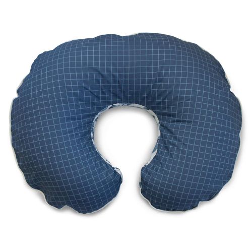  [아마존베스트]Boppy Premium Pillow Cover, Blue Zoo, Ultra-soft Microfiber Fabric in a fashionable two-sided design, Fits All Boppy Nursing Pillows and Positioners