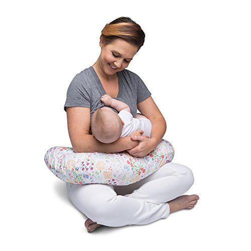  [아마존베스트]Boppy Original Nursing Pillow and Positioner, Garden Party, Cotton Blend Fabric with allover fashion