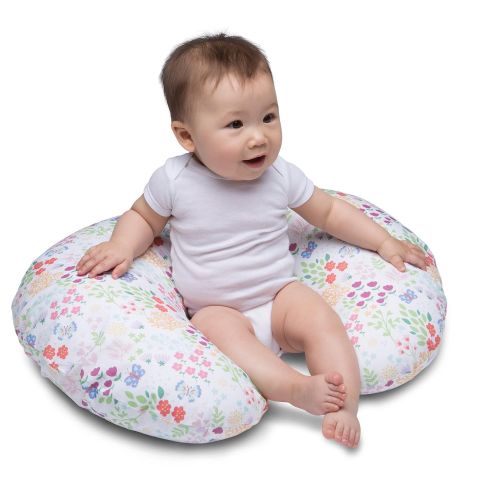  [아마존베스트]Boppy Original Nursing Pillow and Positioner, Garden Party, Cotton Blend Fabric with allover fashion