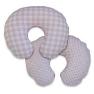 [아마존베스트]Boppy Premium Pillow Cover, Pink White Jumbo Plaid, Ultra-soft Microfiber Fabric in a fashionable two-sided design, Fits All Boppy Nursing Pillows and Positioners
