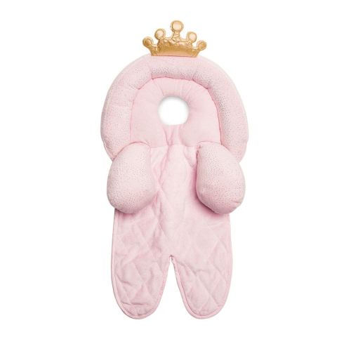  [아마존베스트]Boppy Preferred Head and Neck Support, Pink Royal Princess, Minky Fabric, Head Support for Infants