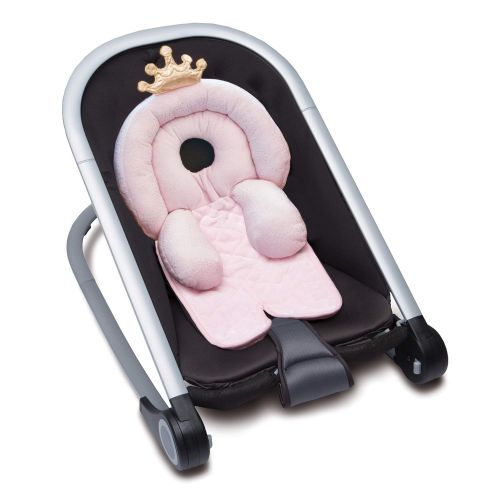  [아마존베스트]Boppy Preferred Head and Neck Support, Pink Royal Princess, Minky Fabric, Head Support for Infants