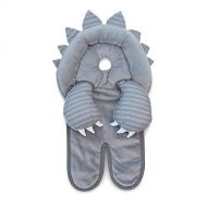 [아마존베스트]Boppy Preferred Head and Neck Support, Gray Dinosaur, Minky Fabric, Head Support for Infants