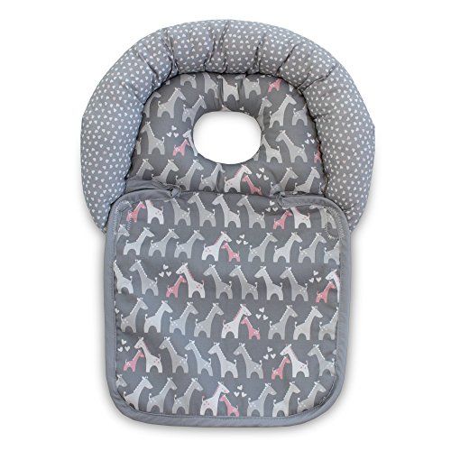  [아마존베스트]Boppy Noggin Nest Head Support, Gray Giraffes, Head Support for Infants