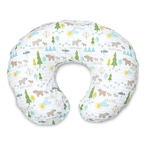  Boppy Original Nursing Pillow and Positioner, North Park, Cotton Blend Fabric with allover fashion