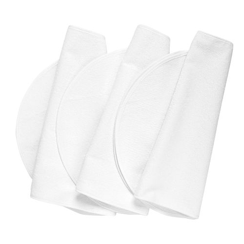  Boppy Changing Pad Liner 3 Count Crisp White Terrycloth Waterproof Backing Makes Messy Diaper Changes a Breeze For Changing Pads or On-the-Go Machine Washable and Dryable