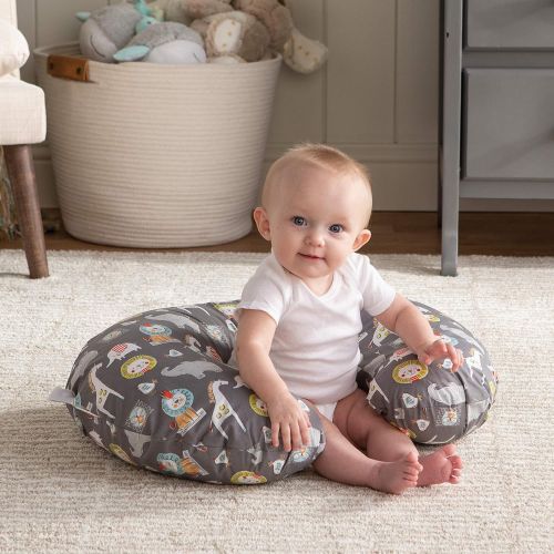  Boppy Nursing Pillow and Positioner, Sketch Slate Gray