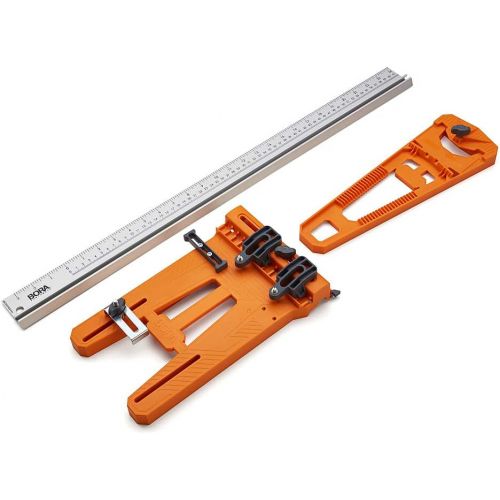  BORA Rip Guide with Saw Plate + Rip Handle, BORA Cutting System Rip Guide for Circular Saws, 544008