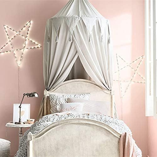  [아마존베스트]Borje Bed Canopy Mosquito Net Round Dome Reading Nook Kids Play Tent Room Decoration for Baby Toddler