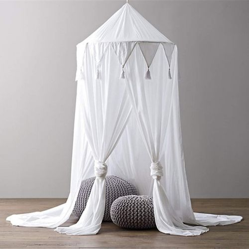  [아마존베스트]Borje Bed Canopy Mosquito Net Round Dome Reading Nook Kids Play Tent Room Decoration for Baby Toddler