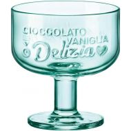 Bormioli Rocco Graphica Dessert Cup, Set of 6, 9.5 oz, Federal Green