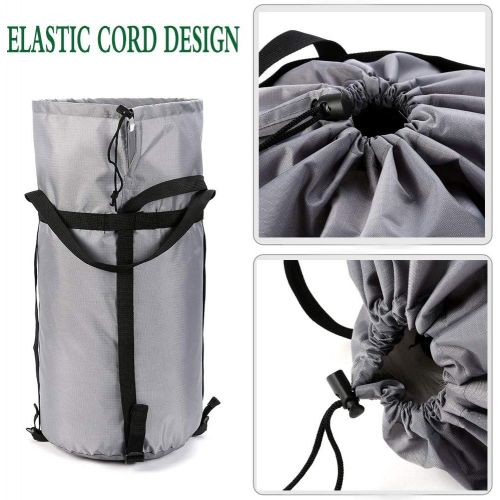  Borogo Compression Stuff Sack, 24L/36L/46L Sleeping Bags Storage Stuff Sack Organizer Waterproof Camping Hiking Backpacking Bag for Travel - Great Sleeping Bags Clothes Camping