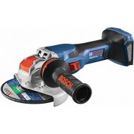 BOSCH GWX18V-13CN PROFACTOR™ 18V X-LOCK Connected-Ready 5 - 6 In. Angle Grinder with Slide Switch (Bare Tool), Black,grey,blue