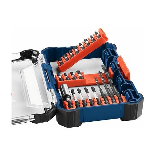  BOSCH SDMS48 48-Piece Assorted Impact Tough Screwdriving Custom Case System Set for Screwdriving Applications