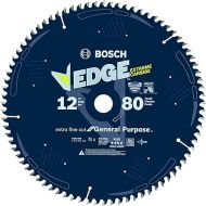 BOSCH DCB1280 12 In. 80 Tooth Edge Circular Saw Blade for Extra-Fine Finish, Black