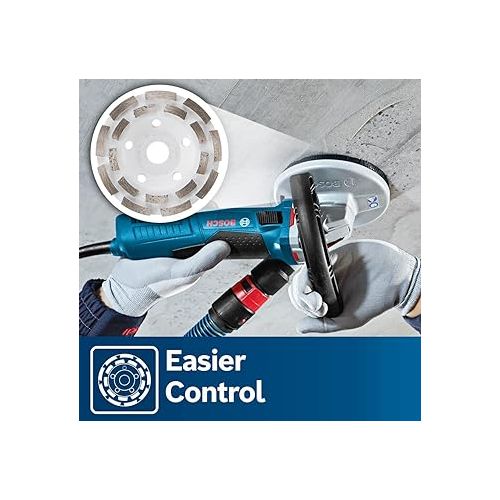  BOSCH DC518 5 in. Double Row Segmented Diamond Cup Wheel for Concrete