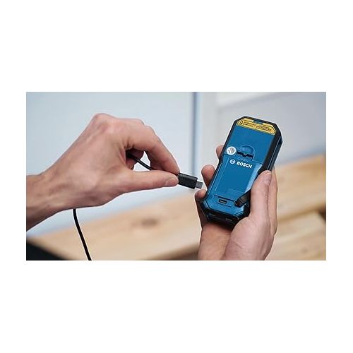  Bosch GLM-BAT 3.7V Lithium-Ion 1.0 Ah Battery, Includes USB-A to USB-C Cable