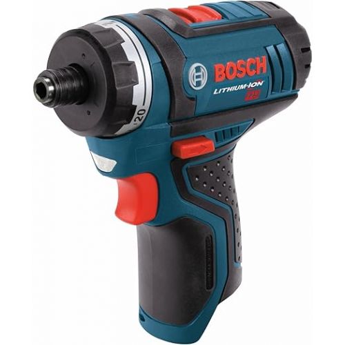  BOSCH CLPK27-120 12V Max 2-Tool Combo Kit with Two-Speed Pocket Driver, Impact Driver and (2) 2.0 Ah Batteries,Blue