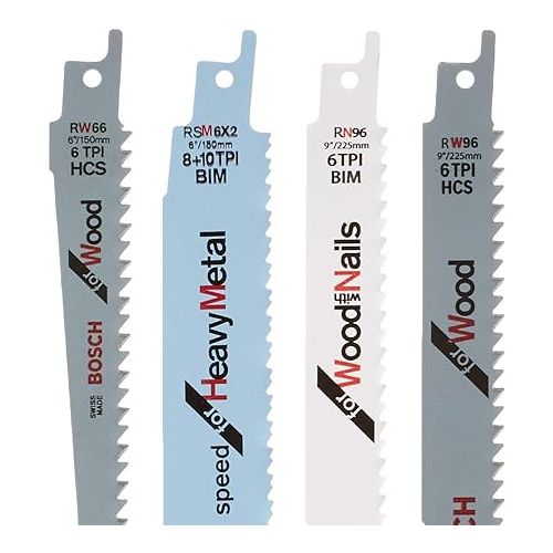  Bosch RAP7PK 7-Piece Reciprocating Saw Blade Set