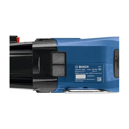  BOSCH GBH18V-28DCN 18V Brushless Connected-Ready SDS-plus® Bulldog™ 1-1/8 In. Rotary Hammer (Bare Tool)