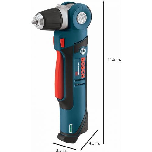  BOSCH PS11N 12V Max 3/8 In. Angle Drill (Bare Tool) , Blue