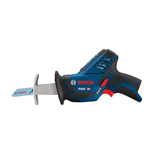  BOSCH PS60N 12V Max Pocket Reciprocating Saw (Bare Tool),Blue