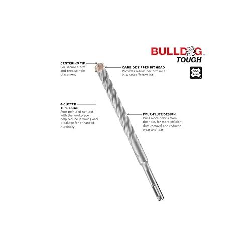  Bosch HC4C2083 - 1/2 In. x 6 In. x 8 In. SDS-plus® Bulldog™ Tough Rotary Hammer Bit