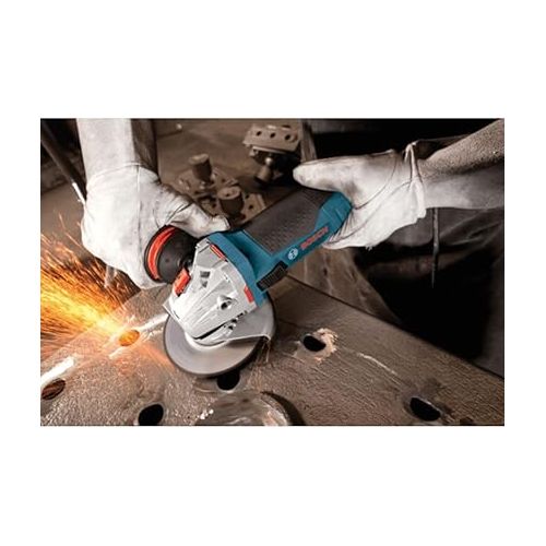  Bosch GWS13-50VS Professional 5-Inch Standard Angle Grinder with 11500 RPM Motor and Direct-Motor Cooling (Renewed)