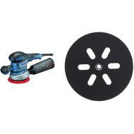 BOSCH GEX34-6N 6 In. Multi-Hole Random Orbit Sander/Polisher&BOSCH RS6046 Hard Hook-&-Loop Sander Backing Pad