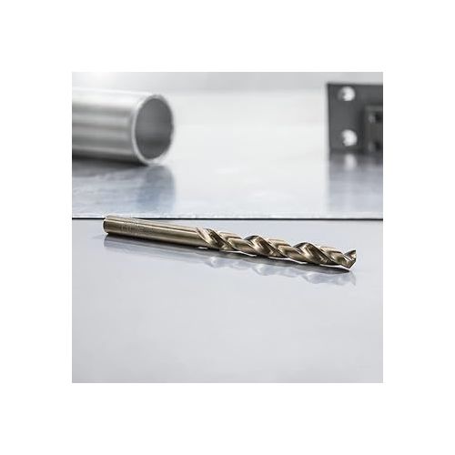  Bosch 2608585884 Metal Drill Bit Hss-Co 4, 8mmx52mmx3.39In 10 Pcs